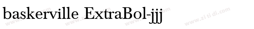 baskerville ExtraBol字体转换 baskerville ExtraBol字体转换